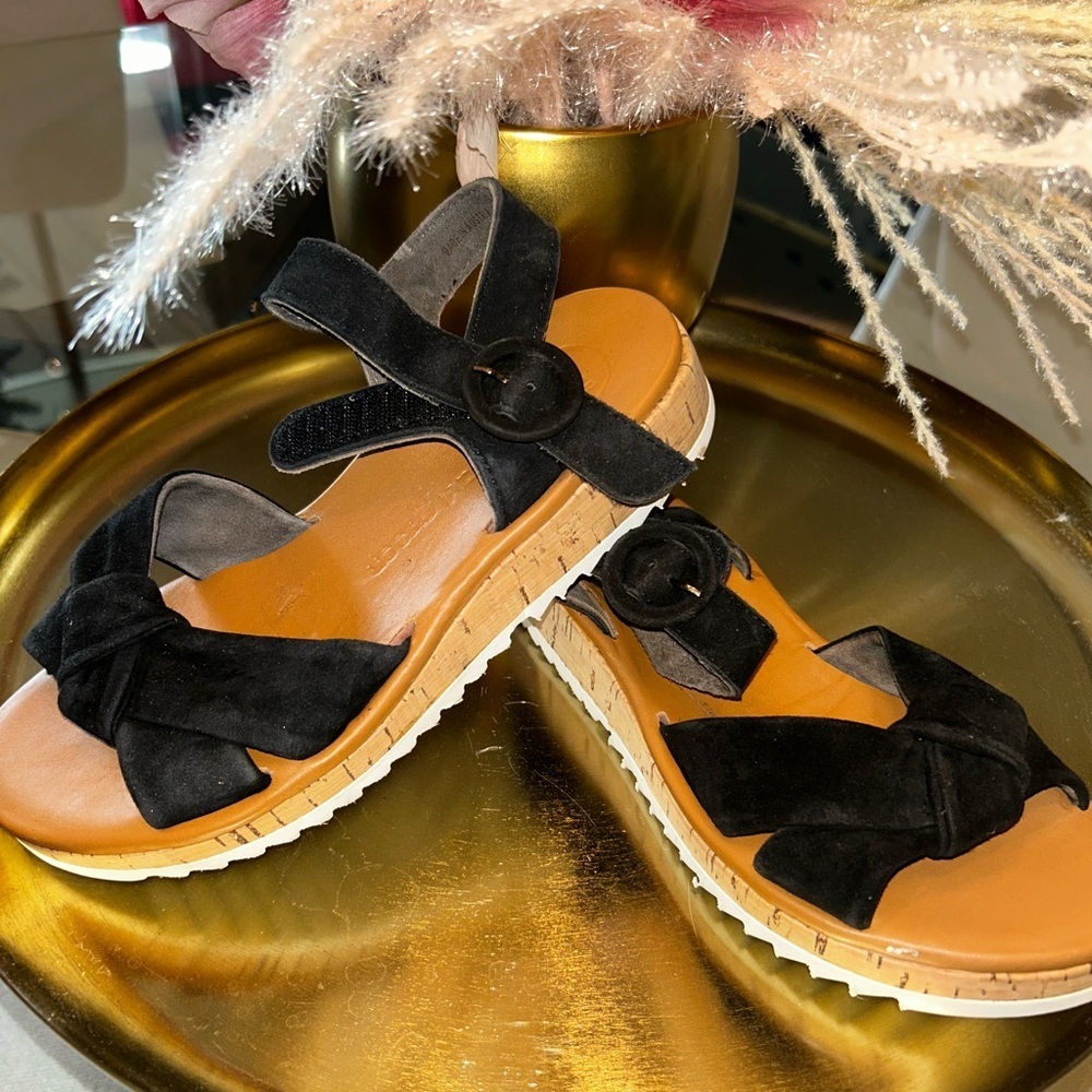 Paul green Tuscan leather/suede sandals - Picture 5 of 11